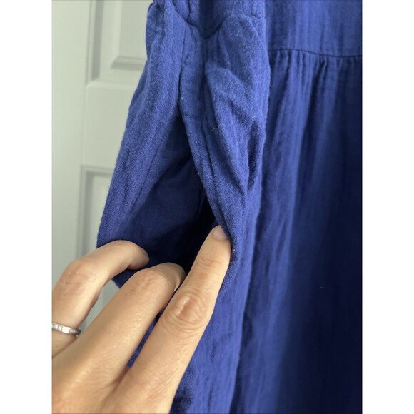 Universal Thread Cotton Maxi Dress Size med Side Pockets Flutter Ruffle Sleeve - Picture 2 of 7
